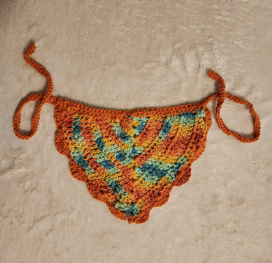 {LIMITED}Cotton Crocheted Bandanas