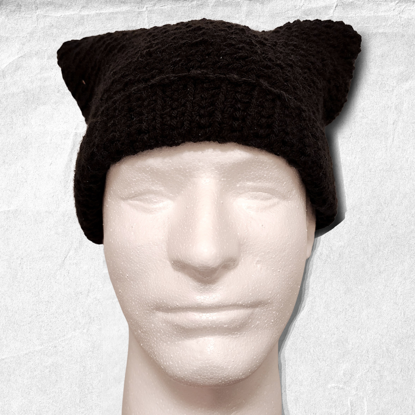 Crochet Catter-beanie - Black
