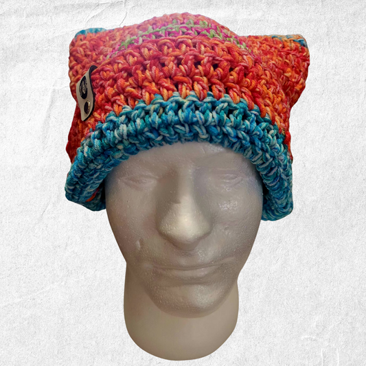 Chunky Crochet Catter-beanie - Happy Heureux