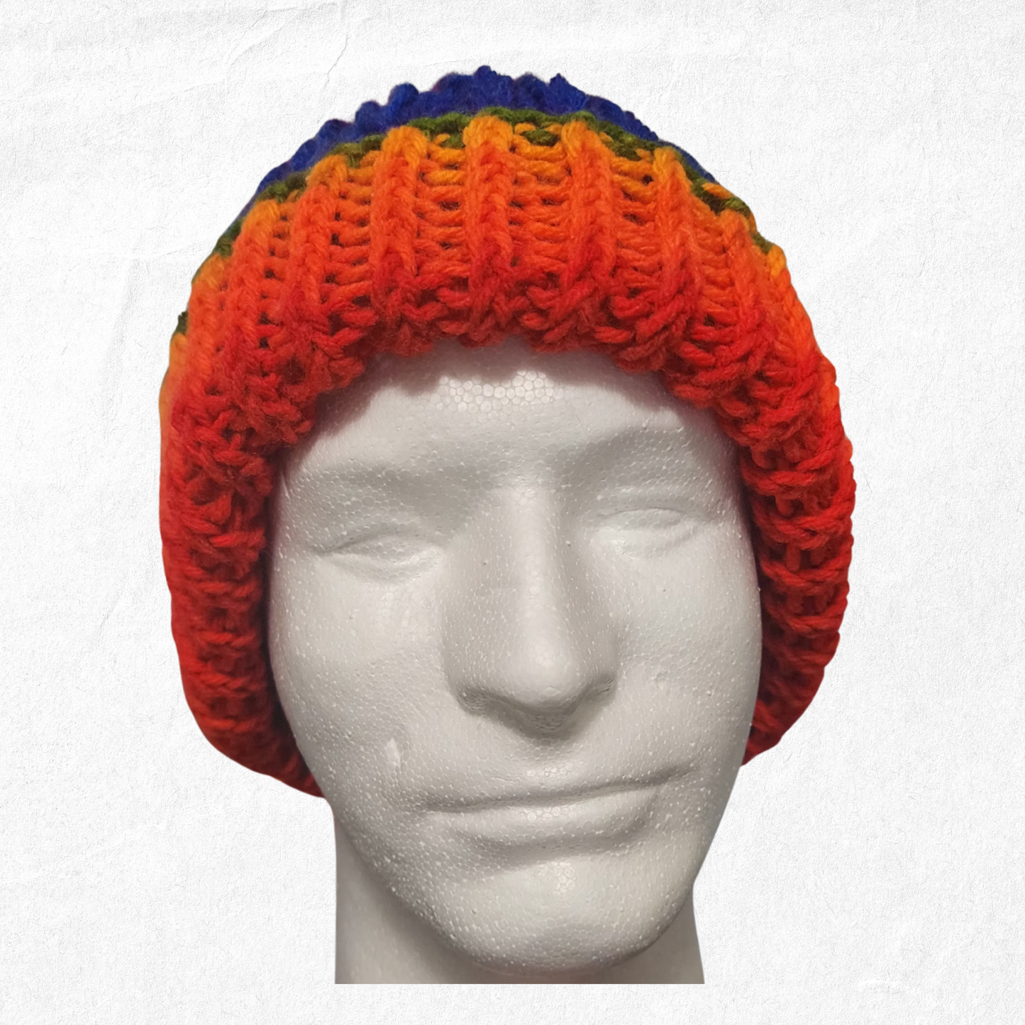 Knit Beanie – Rainbow