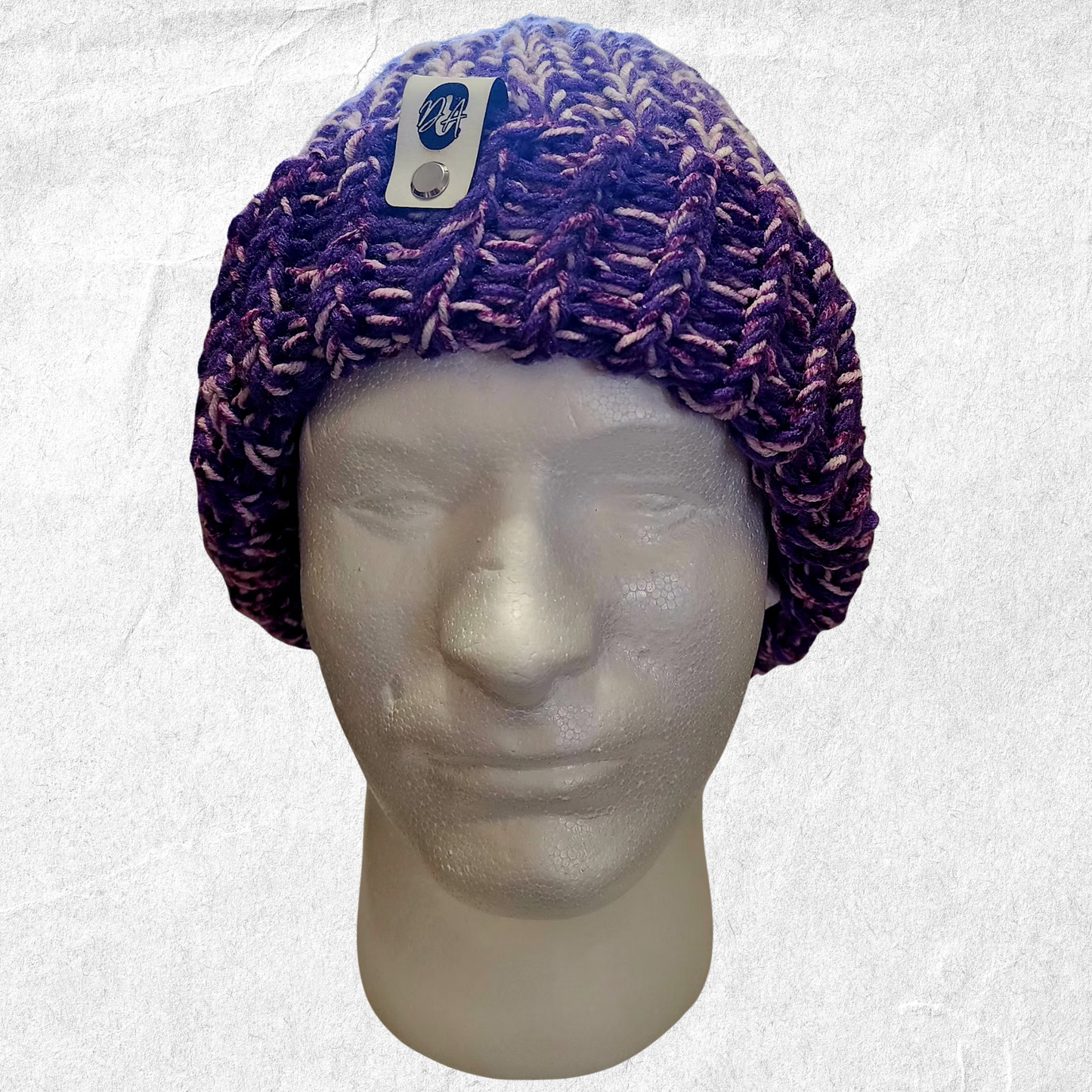 Chunky Knit Beanie – Purples