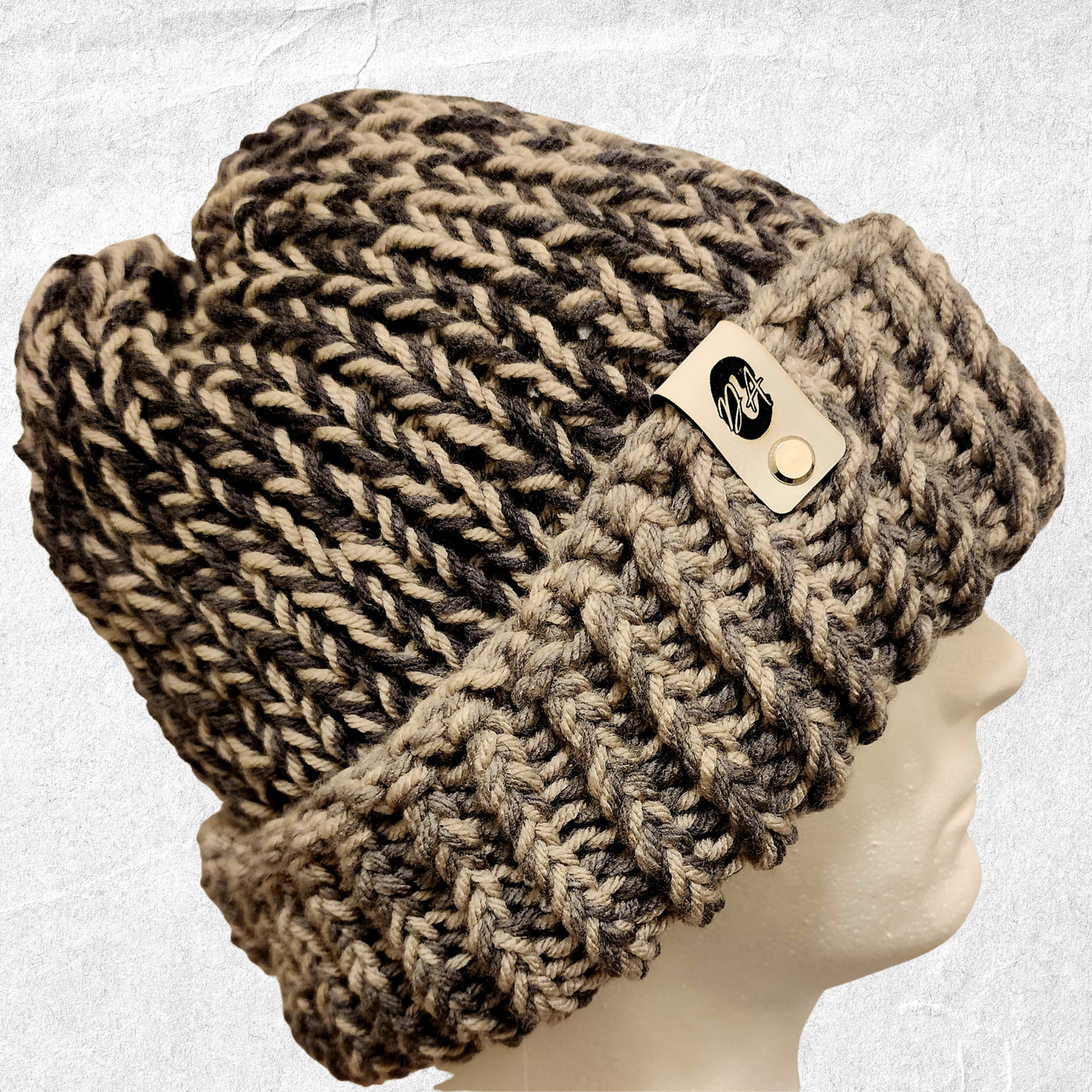 Chunky Knit Beanie – Grays