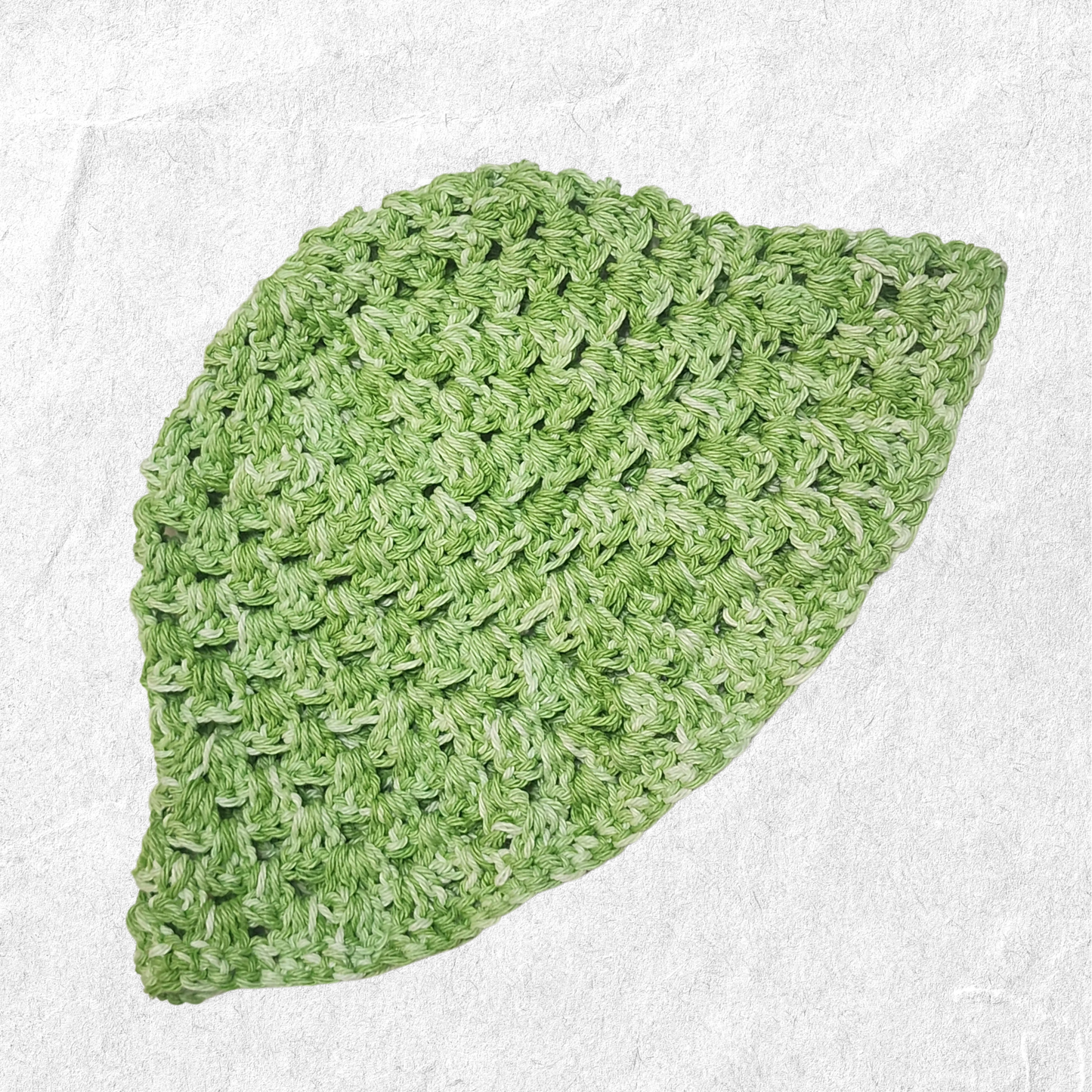 Crochet Bucket Hat - Green