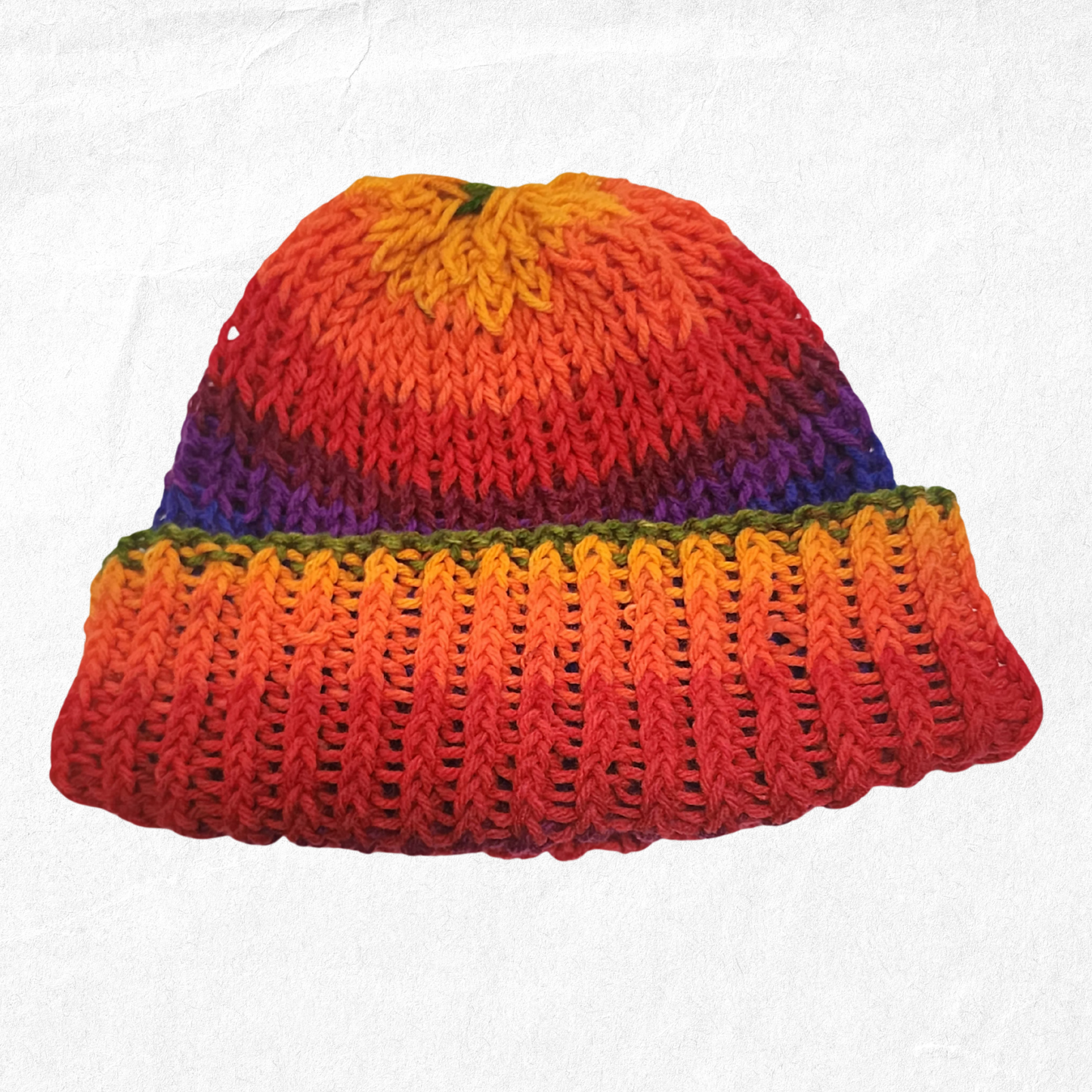 Knit Beanie – Rainbow